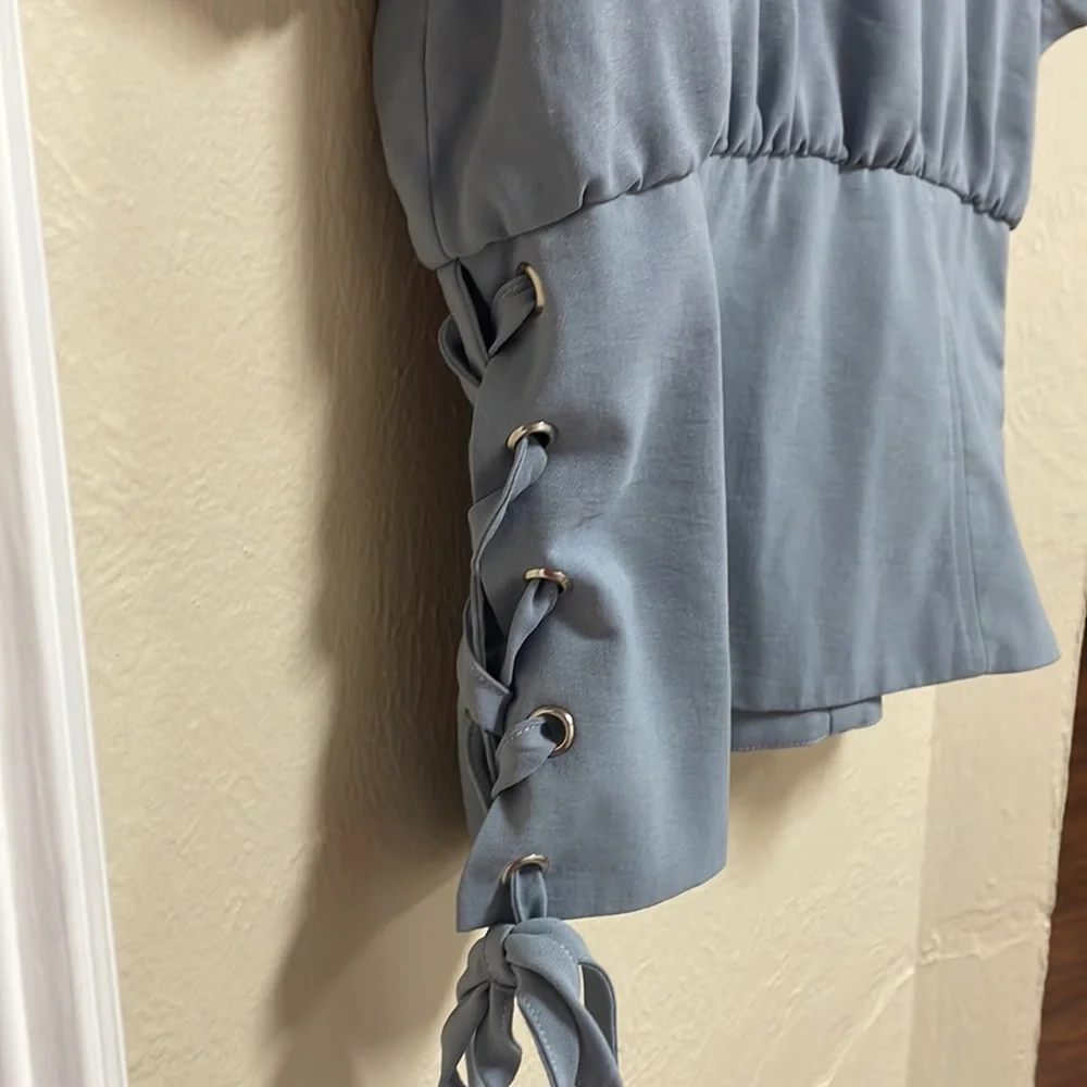 JOA Puff Sleeve Top Large - Picture 6 of 14